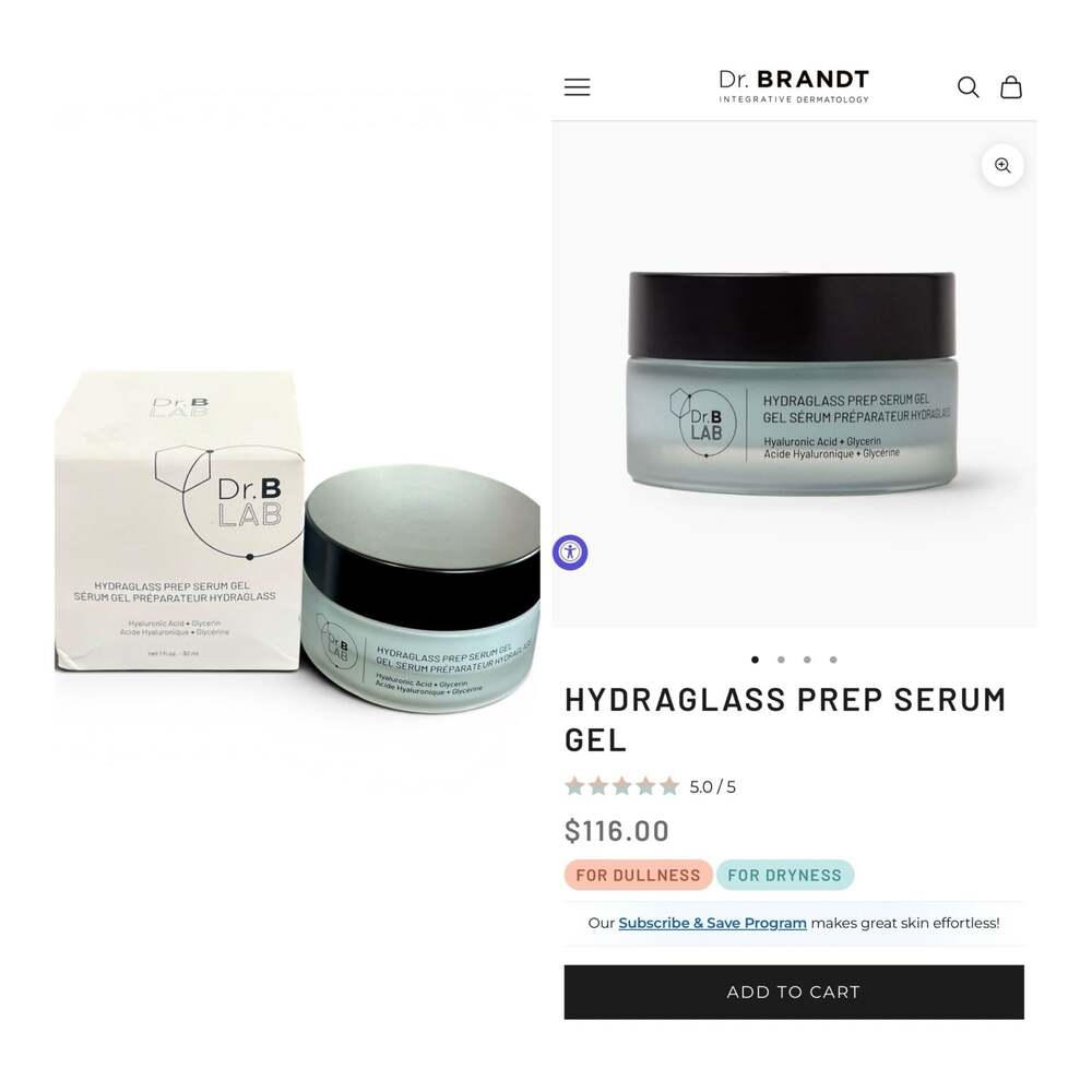 Dr. Brandt Dr. B LAB Hydraglass Prep Serum Gel 30ml